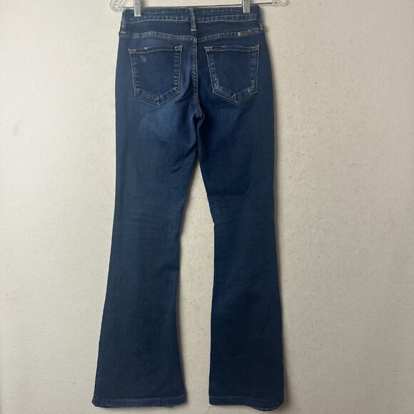 KanCan Jeans Womens 5/26 Blue Flare Stretch Denim mid Rise KC7315D-P Boho Retro - Picture 2 of 4
